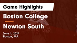 Boston College  vs Newton South  Game Highlights - June 1, 2024