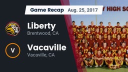 Recap: Liberty  vs. Vacaville  2017