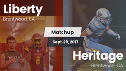 Matchup: Liberty  vs. Heritage  2017