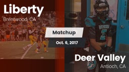 Matchup: Liberty  vs. Deer Valley  2017