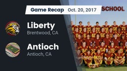 Recap: Liberty  vs. Antioch  2017