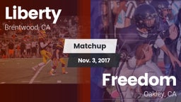 Matchup: Liberty  vs. Freedom  2017