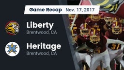Recap: Liberty  vs. Heritage  2017