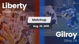 Matchup: Liberty  vs. Gilroy  2018