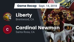 Recap: Liberty  vs. Cardinal Newman  2018