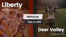 Matchup: Liberty  vs. Deer Valley  2018