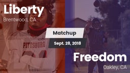 Matchup: Liberty  vs. Freedom  2018