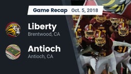 Recap: Liberty  vs. Antioch  2018