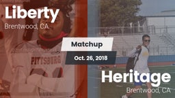 Matchup: Liberty  vs. Heritage  2018