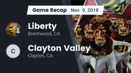 Recap: Liberty  vs. Clayton Valley 2018