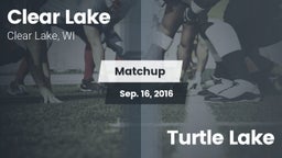 Matchup: Clear Lake vs. Turtle Lake  2016