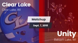 Matchup: Clear Lake vs. Unity  2018