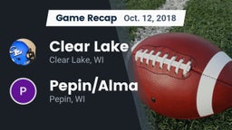 Recap: Clear Lake  vs. Pepin/Alma  2018