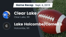 Recap: Clear Lake  vs. Lake Holcombe/Cornell s 2019