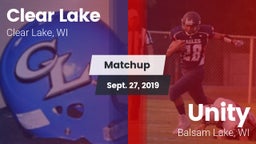 Matchup: Clear Lake vs. Unity  2019