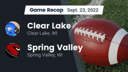 Recap: Clear Lake  vs. Spring Valley  2022