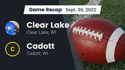 Recap: Clear Lake  vs. Cadott  2022