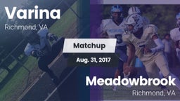Matchup: Varina  vs. Meadowbrook  2017