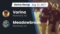 Recap: Varina  vs. Meadowbrook  2017