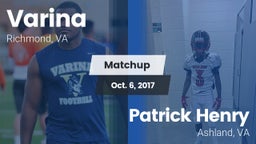 Matchup: Varina  vs. Patrick Henry  2017