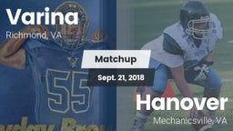 Matchup: Varina  vs. Hanover  2018