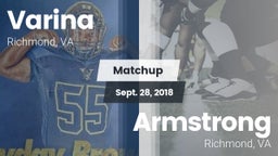 Matchup: Varina  vs. Armstrong  2018