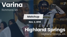 Matchup: Varina  vs. Highland Springs  2018