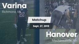 Matchup: Varina  vs. Hanover  2019