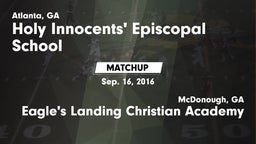 Matchup: Holy vs. Eagle's Landing Christian Academy  2016