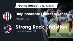Recap: Holy Innocents' Episcopal School vs. Strong Rock Christian  2017