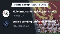 Recap: Holy Innocents' Episcopal School vs. Eagle's Landing Christian Academy  2018
