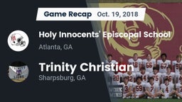 Recap: Holy Innocents' Episcopal School vs. Trinity Christian  2018