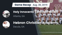 Recap: Holy Innocents' Episcopal School vs. Hebron Christian Academy  2019