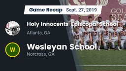 Recap: Holy Innocents' Episcopal School vs. Wesleyan School 2019