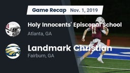 Recap: Holy Innocents' Episcopal School vs. Landmark Christian  2019