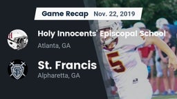 Recap: Holy Innocents' Episcopal School vs. St. Francis  2019