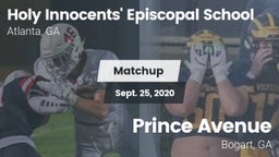 Matchup: Holy vs. Prince Avenue  2020