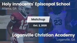 Matchup: Holy vs. Loganville Christian Academy  2020