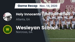Recap: Holy Innocents' Episcopal School vs. Wesleyan School 2020