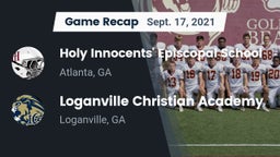 Recap: Holy Innocents' Episcopal School vs. Loganville Christian Academy  2021