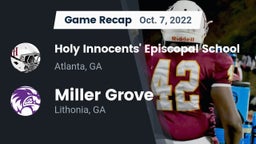 Recap: Holy Innocents' Episcopal School vs. Miller Grove  2022