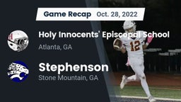 Recap: Holy Innocents' Episcopal School vs. Stephenson  2022
