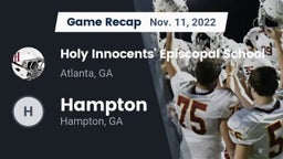 Recap: Holy Innocents' Episcopal School vs. Hampton  2022