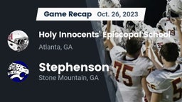 Recap: Holy Innocents' Episcopal School vs. Stephenson  2023