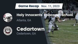 Recap: Holy Innocents' Episcopal School vs. Cedartown  2023