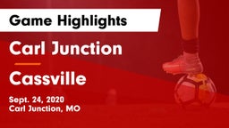 Carl Junction  vs Cassville  Game Highlights - Sept. 24, 2020