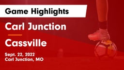 Carl Junction  vs Cassville  Game Highlights - Sept. 22, 2022