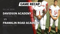 Recap: Davidson Academy  vs. Franklin Road Academy 2016