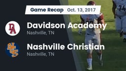 Recap: Davidson Academy  vs. Nashville Christian  2017