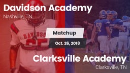 Matchup: Davidson Academy vs. Clarksville Academy 2018